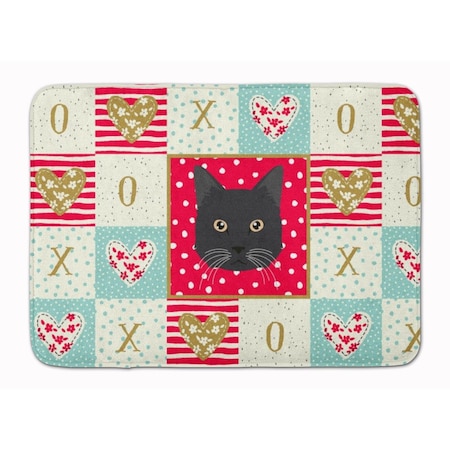 Carolines Treasures 19 x 27 in. Chantilly Tiffany Cat Love Machine Washable Memory Foam Mat CK5099RUG